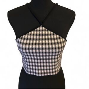 Nectar Clothing Plaid Crop Top